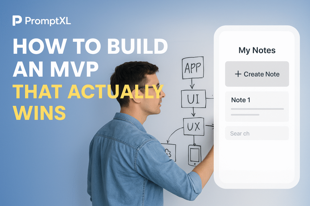 Entrepreneur using PromptXL to build MVP faster