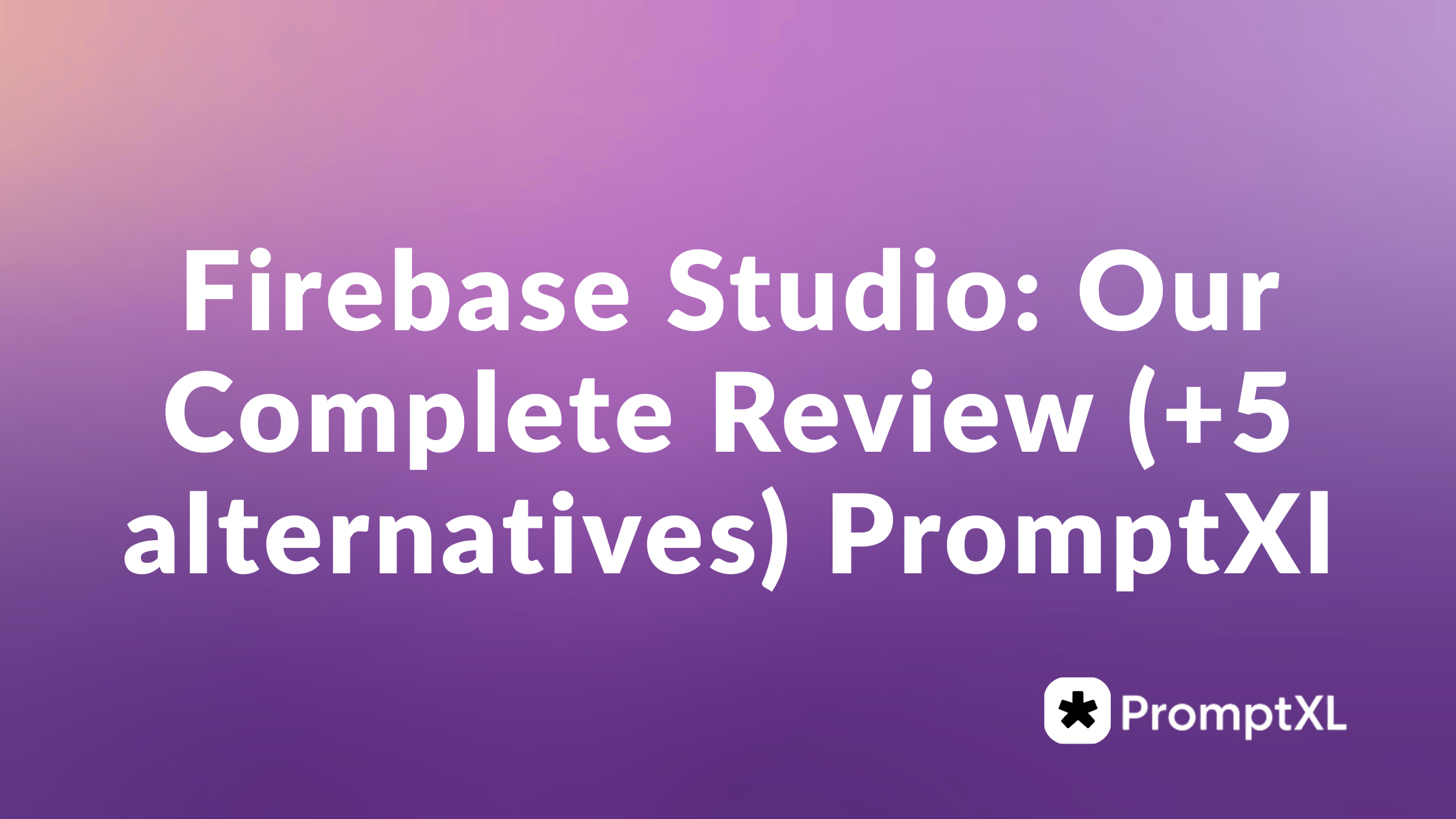 Firebase Studio