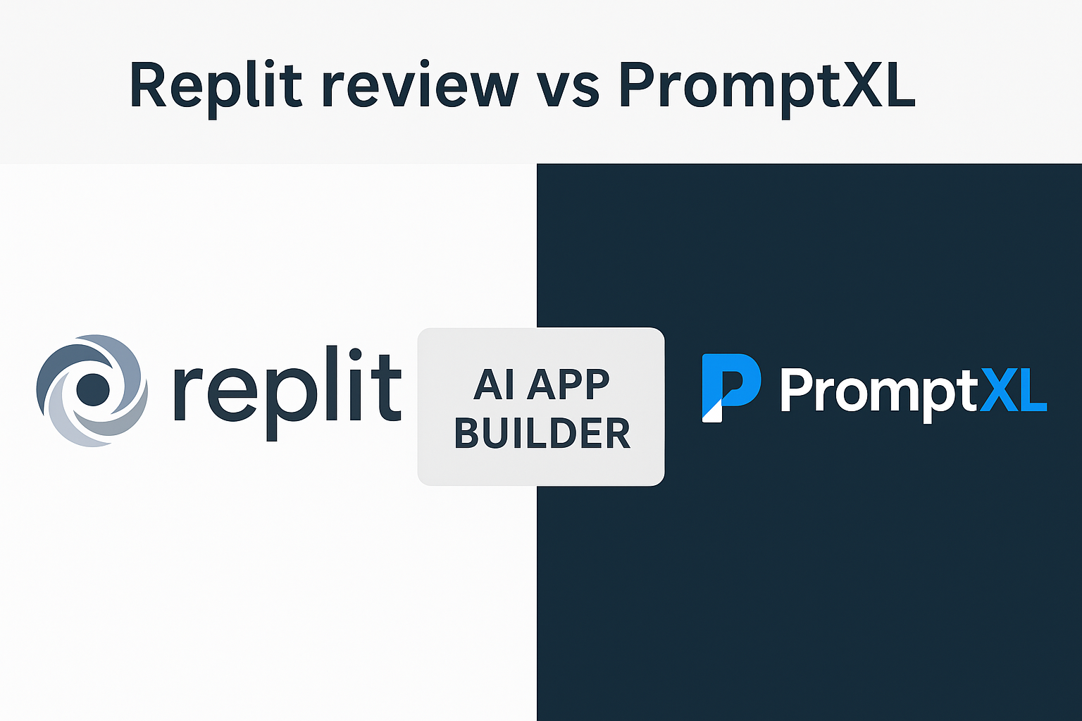 Replit review vs PromptXL comparison of AI app builders