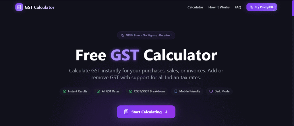 “Free GST calculator generator tool for easy and accurate GST calculation online”