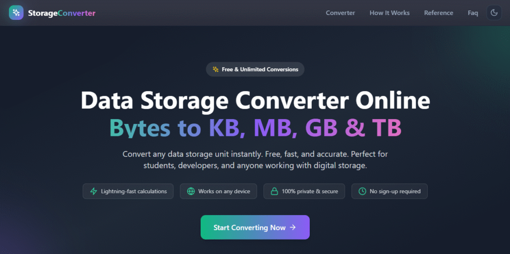 data storage converter
