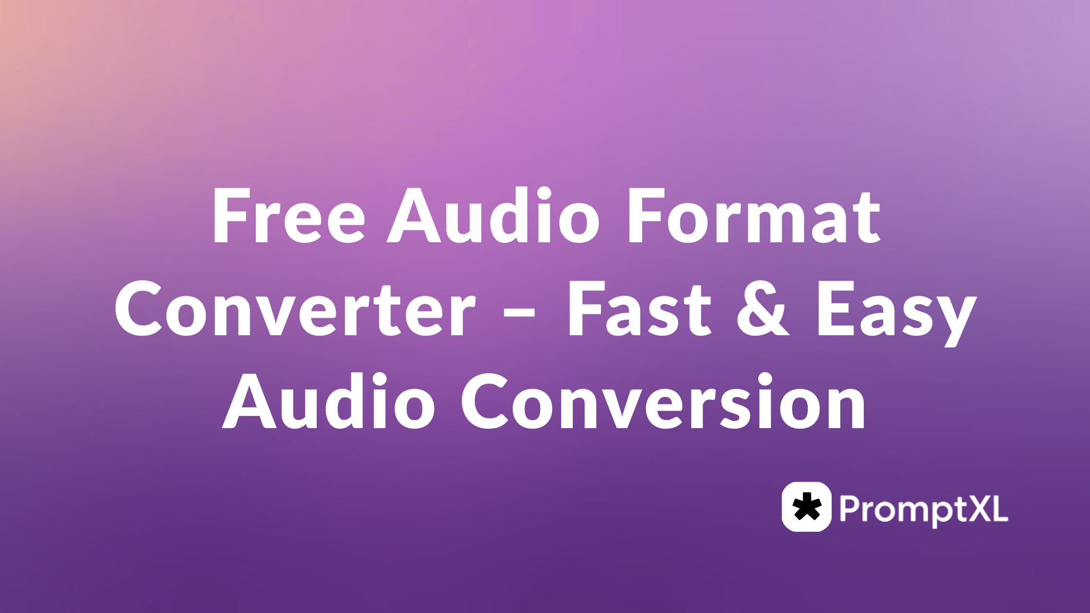 Free Audio Format Converter