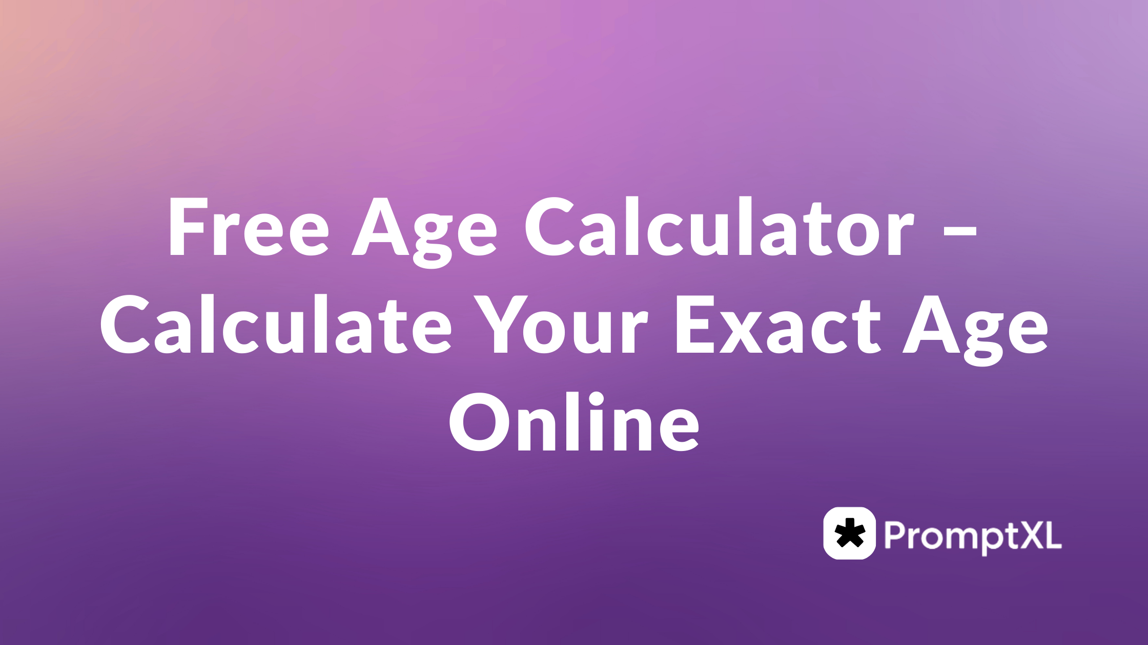 free age calculator
