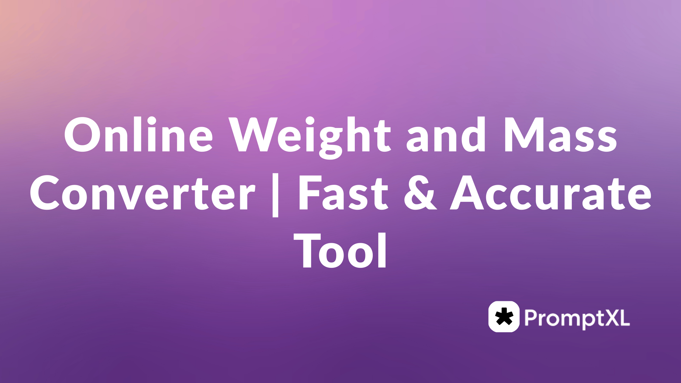 weight and mass converter