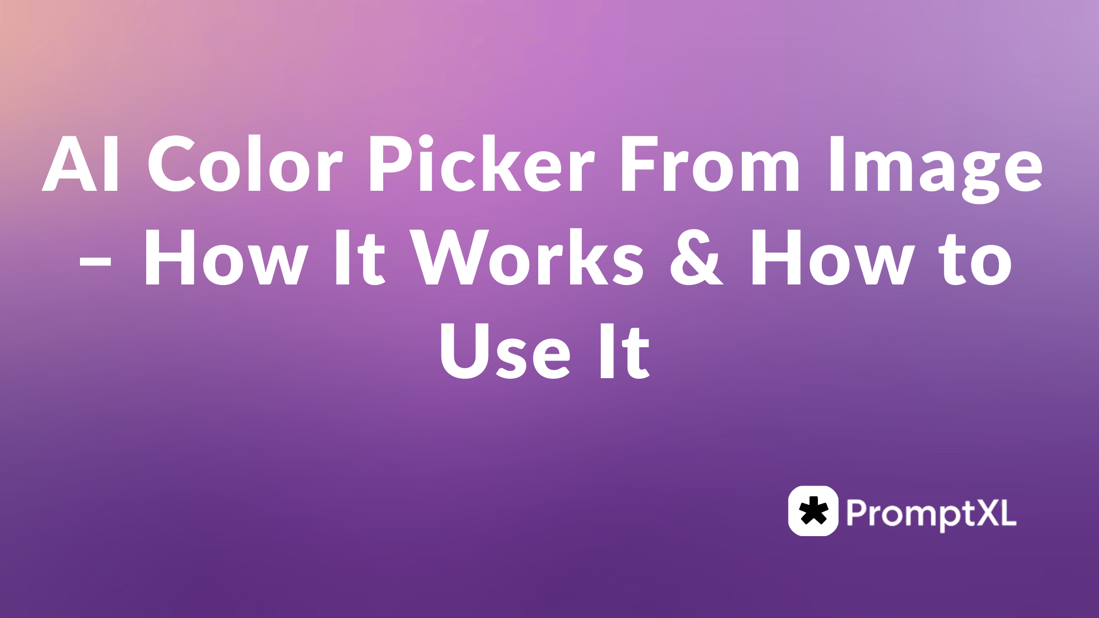 AI Color Picker From Image – How It Works & How to Use It