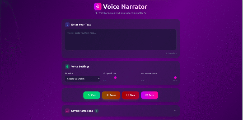 text to speech genarator