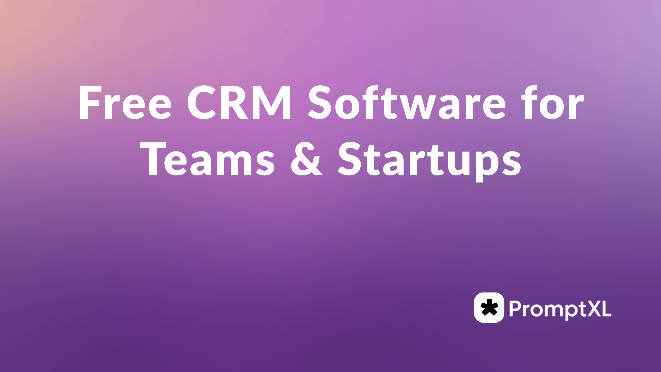Free CRM Software