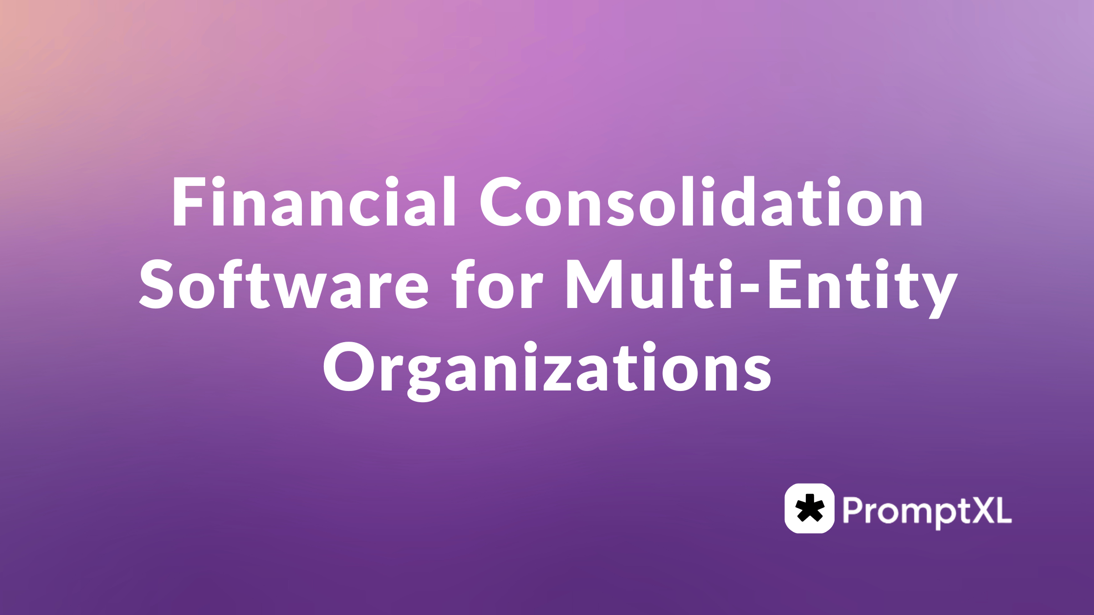 Financial Consolidation Software