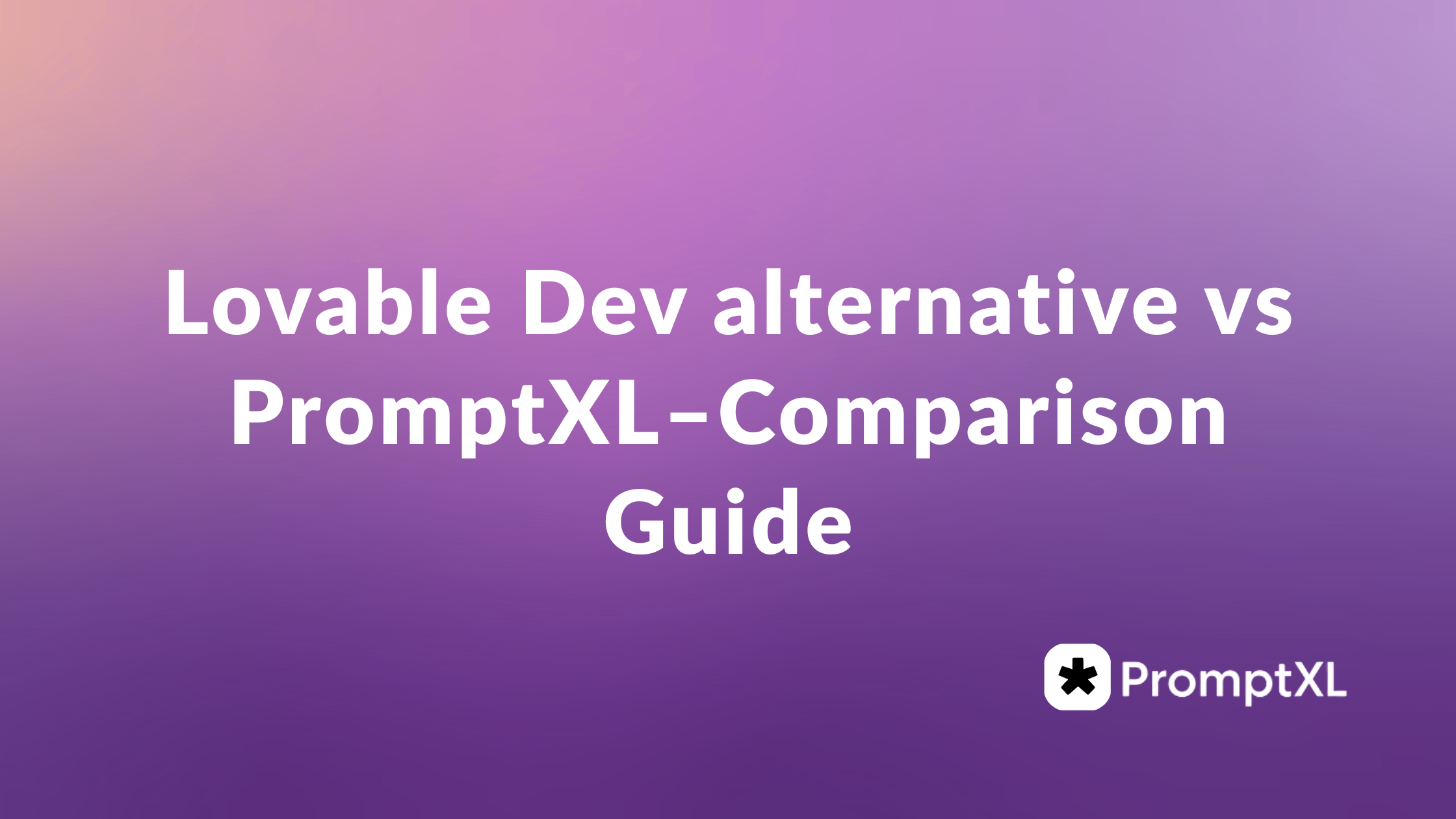 Lovable Dev alternative