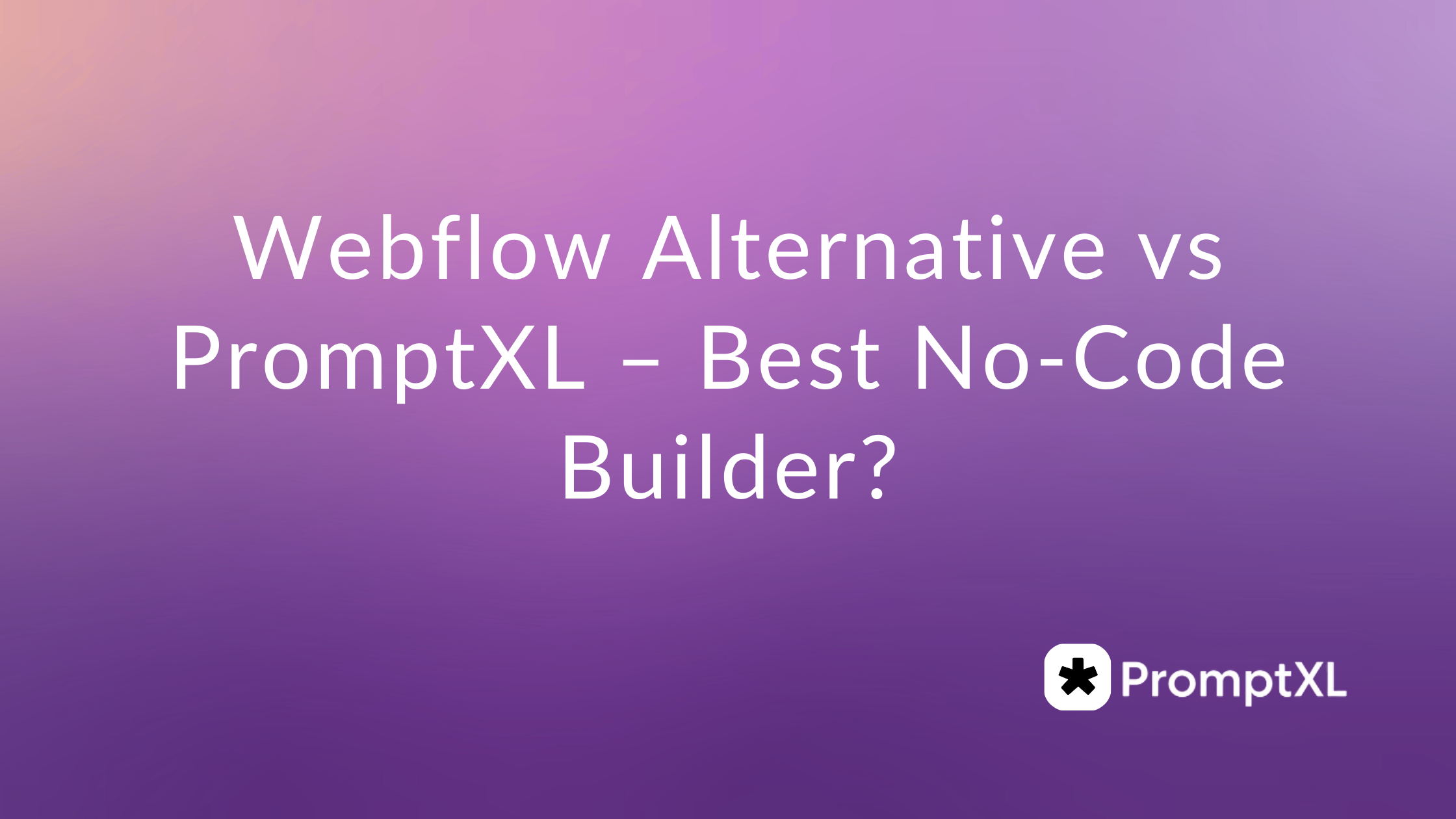 Webflow Alternative